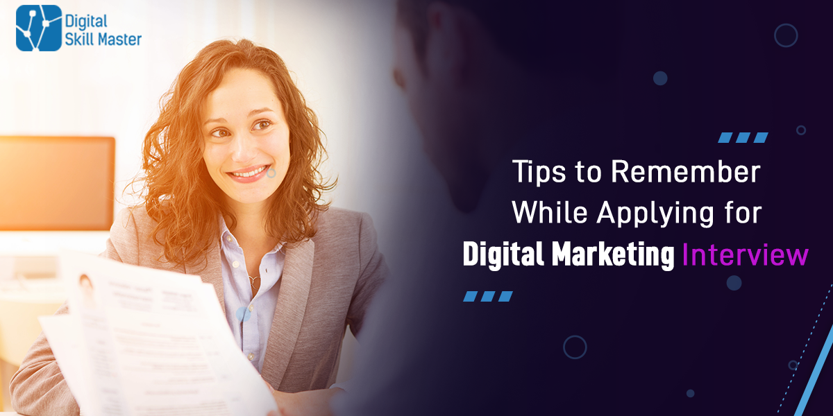 Digital marketing Tips for interview- Digitalskillmaster Digital marketing interview tips