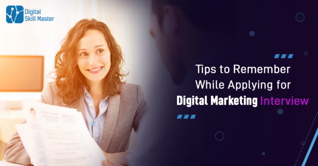 Digital marketing Tips for interview- Digitalskillmaster Digital marketing interview tips