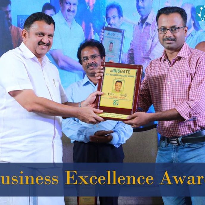 Business Excellence Award -Tony John- DigitalSkillMaster Business Excellence Award -Tony John